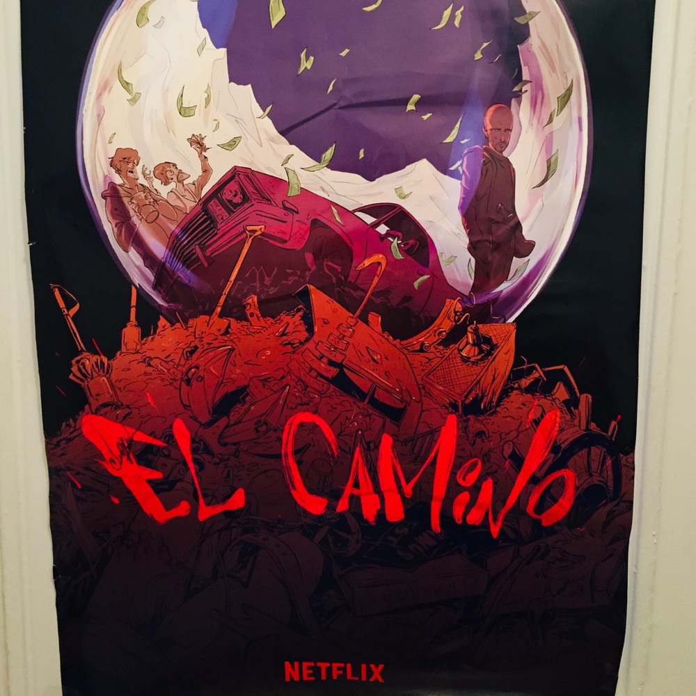 NYCC 2019 EL CAMINO ORIGINAL Movie Poster! Netflix